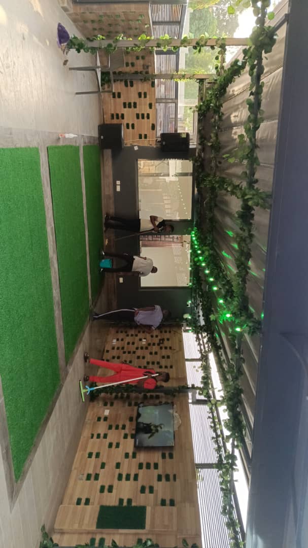 Outdoor venue shade structure