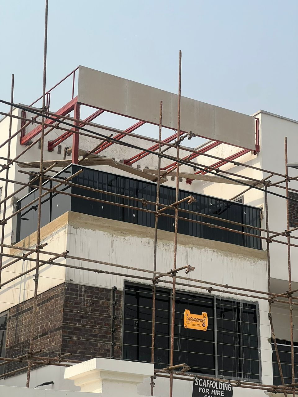 Commercial building with steel framework - Access Innovations Lagos