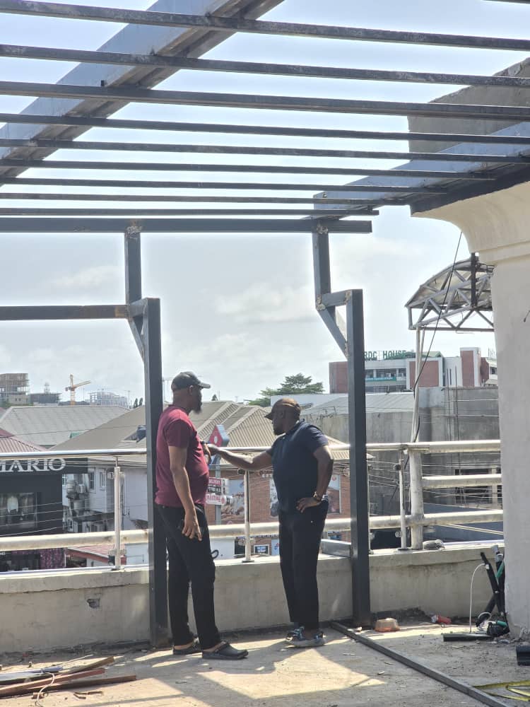 Mr. John Imokha, Founder of Access Innovations Concepts Ltd, on site